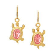 Turtle Drop Earrings by Olivia Riegel