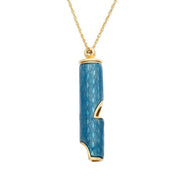 Enamel Whistle Pendant Necklace by Olivia Riegel