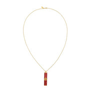 Enamel Whistle Pendant Necklace by Olivia Riegel
