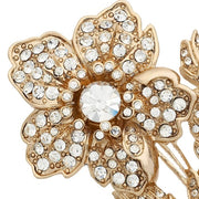 Gold Rose Brooch by Olivia Riegel