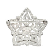 Silver Star Brooch by Olivia Riegel
