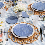 Juliska Jardins du Monde Dessert/Salad Plate, Assorted Set of 4, Chambray