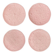 Jardins Du Monde Side/Cocktail Plate, Blush, Set of 4 by Juliska