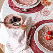 Jardins Du Monde Side/Cocktail Plate, Blush, Set of 4 by Juliska