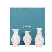 Jardins du Monde Mini Vase Trio Set, Whitewash by Juliska