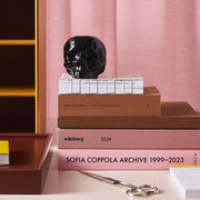 Still Life Black 4" Skull Votive by Ludvig Löfgren for Kosta Boda