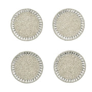 Bevel Coasters in Silver & Crystal, Set of 4 by Kim Seybert
