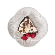 Juliska Le Panier Mystic Knot Whitewash Dessert/Salad Plate