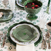 Juliska Le Panier Mystic Knot Basil Footed Bowl