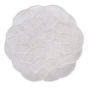 Juliska Le Panier Mystic Knot Whitewash Charger Plate