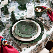 Juliska Le Panier Mystic Knot Basil Charger Plate
