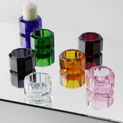 Kristall Glass Candle Holder by Decor Walther