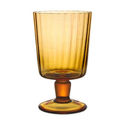 Lando Goblet Glass, Pleat, Set of 2 by Match Pewter