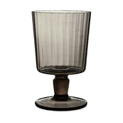Lando Goblet Glass, Pleat, Set of 2 by Match Pewter