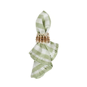 Juliska Gingham Ruffle Napkin, Set of 4