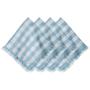 Juliska Gingham Ruffle Napkin, Set of 4