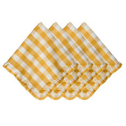 Juliska Gingham Ruffle Napkin, Set of 4