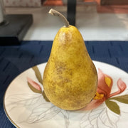 Pear Italian Carrara Marble Stone Fruit