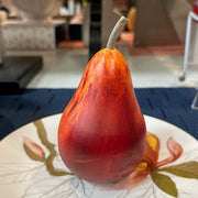 Pear Italian Carrara Marble Stone Fruit