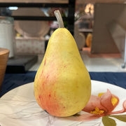 Pear Italian Carrara Marble Stone Fruit