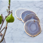 Anna New York Lumino Agate Coasters, set of 4