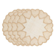 Juliska Heart Placemat, Set of 4, 15"