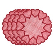 Juliska Heart Placemat, Set of 4, 15"