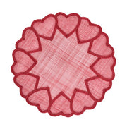 Juliska Heart Placemat, Set of 4, 15"