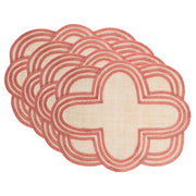 Juliska Scallop Stripe Placemat, Set of 4, 19" X 15"
