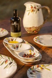 Olival Rectangular Tray and Bowl Set by Bordallo Pinheiro