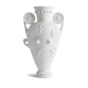 Pantheon Persephone White Vase, 18.5" by L'Objet