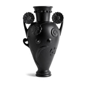 Pantheon Persephone Black Vase, 18.5" by L'Objet