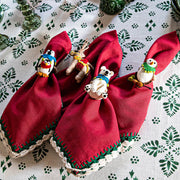 Juliska Berry and Thread North Pole Animal Napkin Ring Assorted, Set of 4