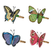 Juliska Meadow Walk Butterfly Napkin Ring Assorted Set of 4