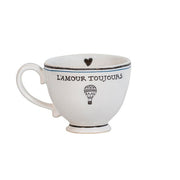 Juliska L'Amour Toujours Classic Whitewash 16 pc. Set mug