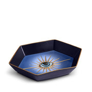 Lito Vide Poche Hexagonal Eye Blue Tray by L'Objet