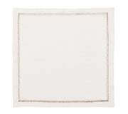 Kim Seybert Filament Napkin in White & Multi, Set of 4