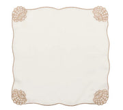 Beachcomber Napkin in White & Natural, Set of 4 by Kim Seybert