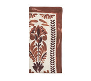 Kim Seybert Botanica Napkin in Ivory & Brown, Set of 4