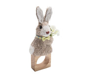 Easter Bunny Napkin Ring in Multi, Set of 4 by Kim Seybert