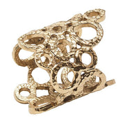 Kim Seybert Orbit Gold Napkin Rings, set of 4 Napkin Rings Kim Seybert 