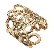 Kim Seybert Orbit Gold Napkin Rings, set of 4 Napkin Rings Kim Seybert 