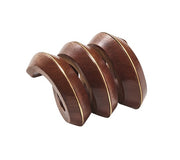 Tendril Napkin Ring in Brown & Gold, Set of 4 by Kim Seybert