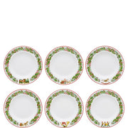 Christmas Magic Porcelain Set 6 Soup Plates by Vista Alegre