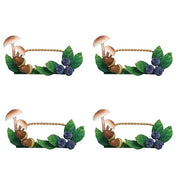 Juliska Forest Walk Mushroom & Acorn Place Card Holders, Set of 4