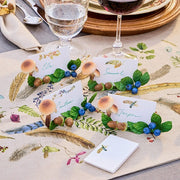 Juliska Forest Walk Mushroom & Acorn Place Card Holders, Set of 4