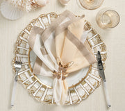 Nautilus Placemat in Champagne & Gold, Set of 2 by Kim Seybert