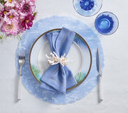 Cloud Placemat in Periwinkle, Set of 4 by Kim Seybert