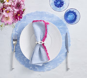 Cloud Placemat in Periwinkle, Set of 4 by Kim Seybert