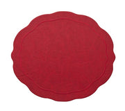 Tailored Placemat in Ruby, Set of 4 by Kim Seybert